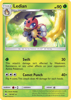 Ledian Burning Shadows card