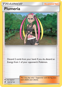 Plumeria Burning Shadows card