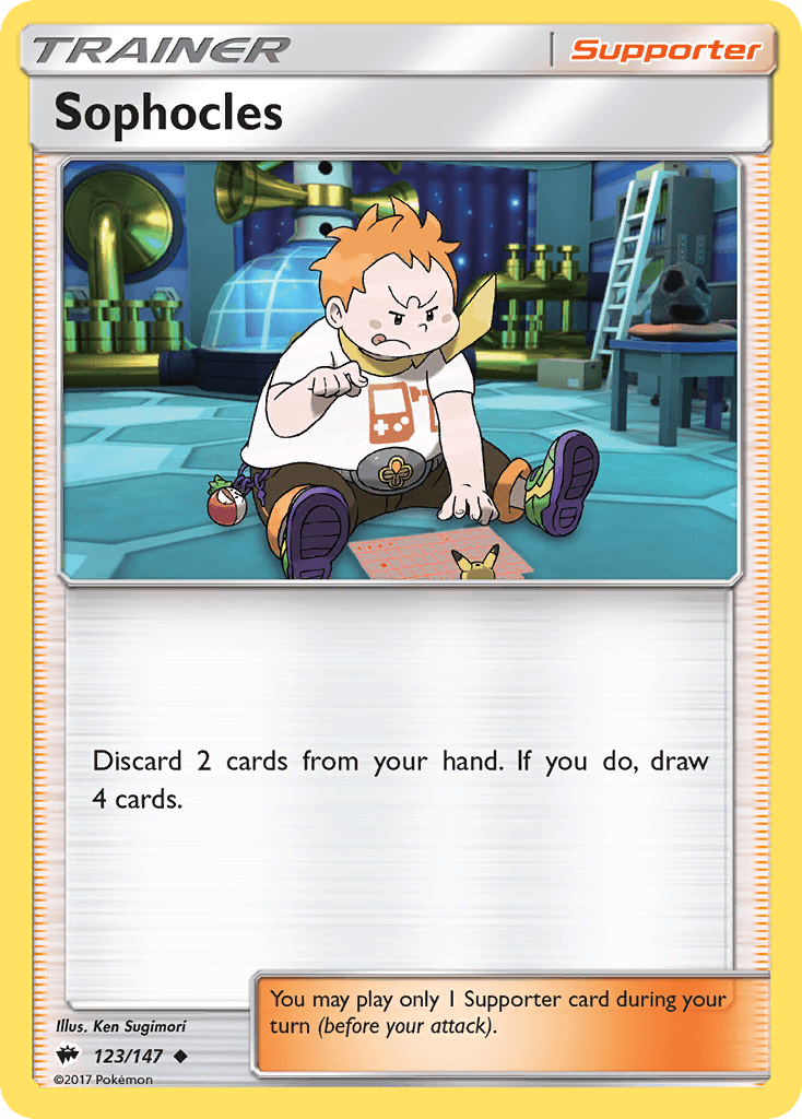 Sophocles Burning Shadows card