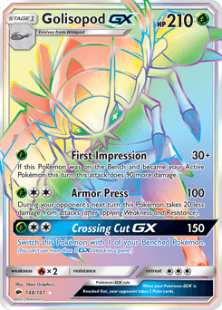 Golisopod-GX Burning Shadows card