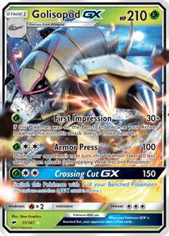 Golisopod-GX Burning Shadows card