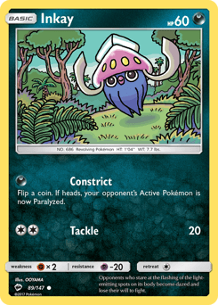 Inkay Burning Shadows card