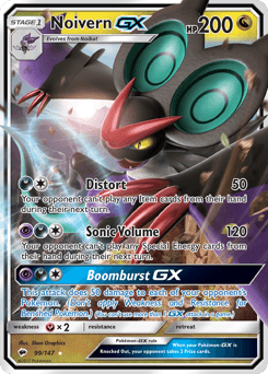 Noivern-GX Burning Shadows card