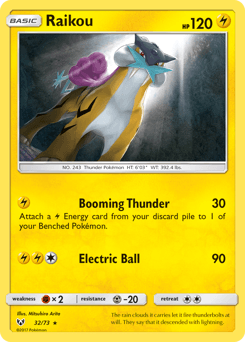 Raikou Shining Legends card