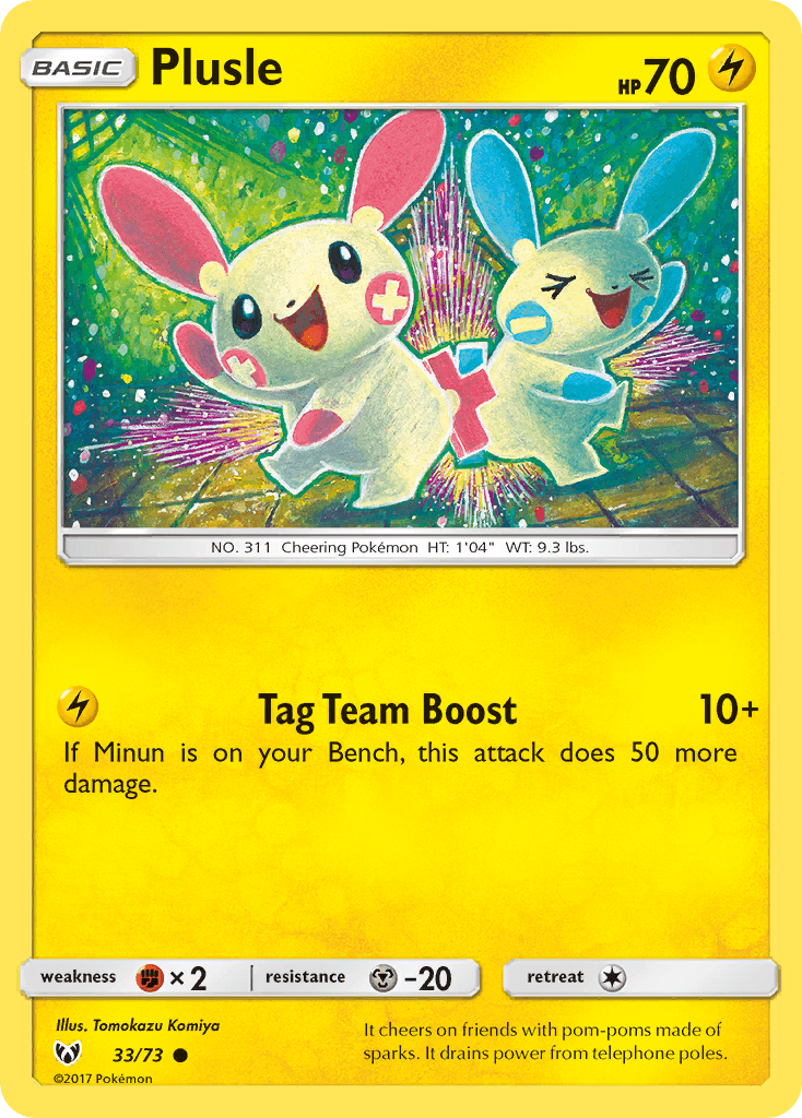 Plusle Shining Legends card