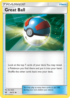 Great Ball Shining Legends card