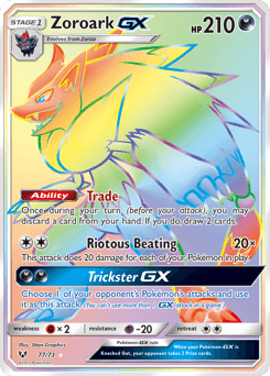 Zoroark-GX Shining Legends card
