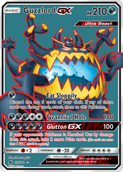 Guzzlord-GX Crimson Invasion card