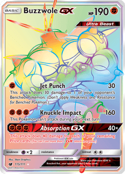 Buzzwole-GX Crimson Invasion card