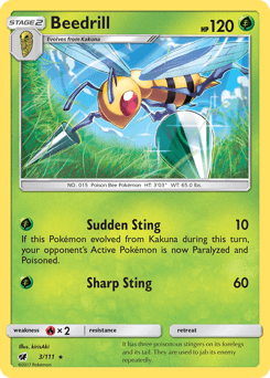 Beedrill Crimson Invasion card