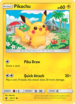 Pikachu Crimson Invasion card