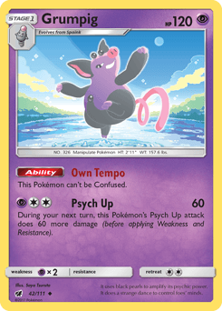 Grumpig Crimson Invasion card