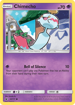 Chimecho Crimson Invasion card