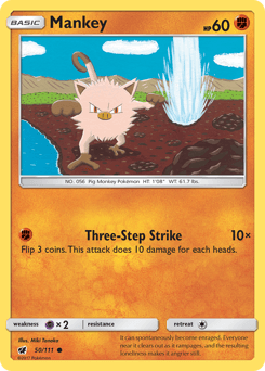 Mankey Crimson Invasion card