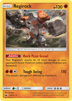 Regirock Crimson Invasion card