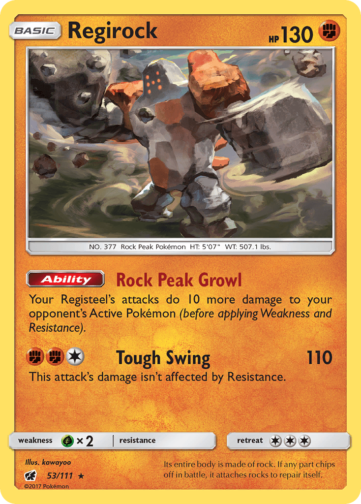 Regirock Crimson Invasion card
