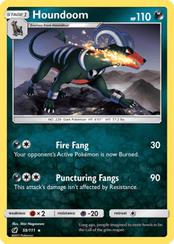 Houndoom Crimson Invasion card
