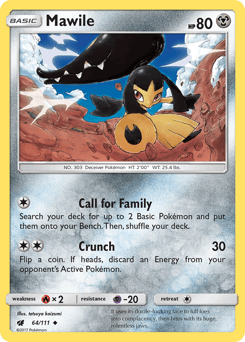 Mawile Crimson Invasion card