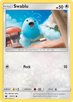 Swablu Crimson Invasion card