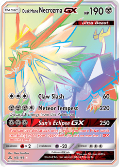 Dusk Mane Necrozma-GX Ultra Prism card