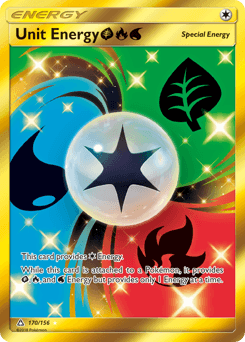Unit Energy GrassFireWater Ultra Prism card