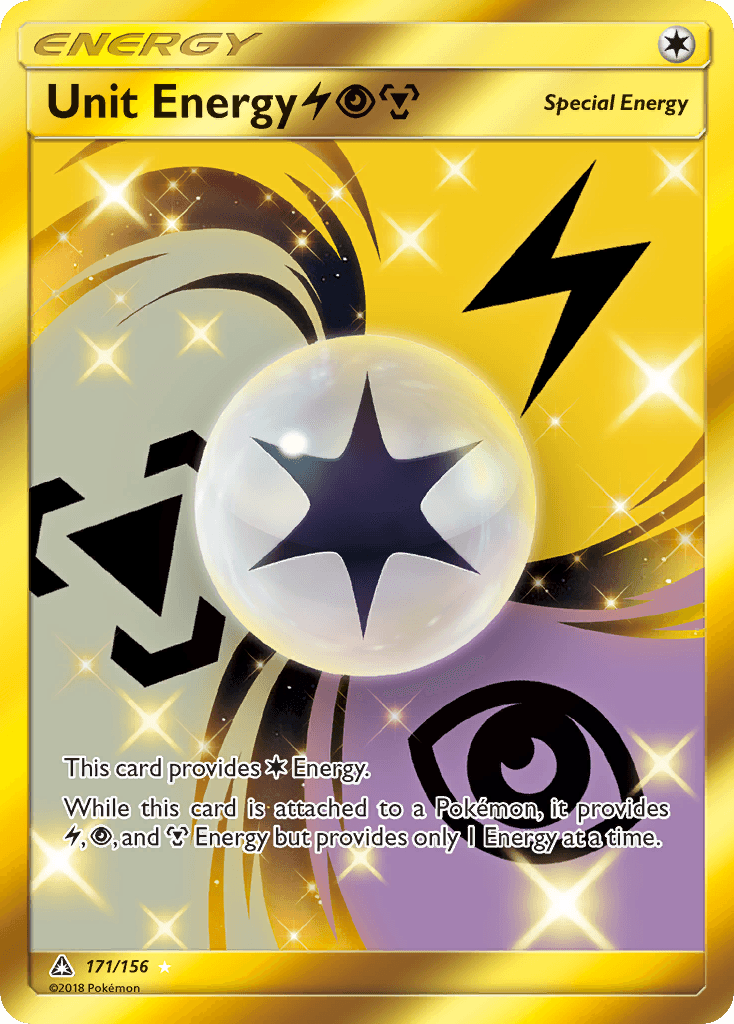 Unit Energy LightningPsychicMetal Ultra Prism card