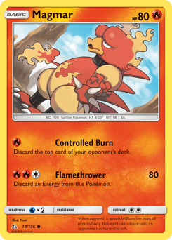 Magmar Ultra Prism card