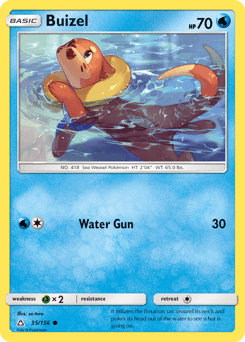 Buizel Ultra Prism card