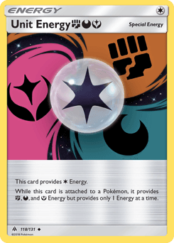 Unit Energy FightingDarknessFairy Forbidden Light card