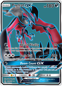 Yveltal-GX Forbidden Light card