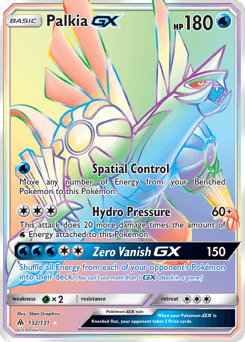 Palkia-GX Forbidden Light card