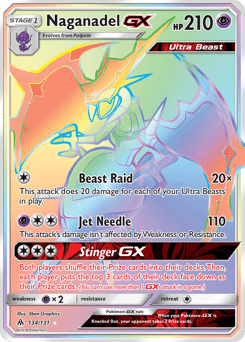 Naganadel-GX Forbidden Light card