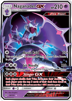 Naganadel-GX Forbidden Light card