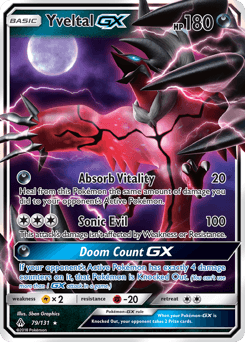 Yveltal-GX Forbidden Light card