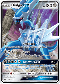 Dialga-GX Forbidden Light card