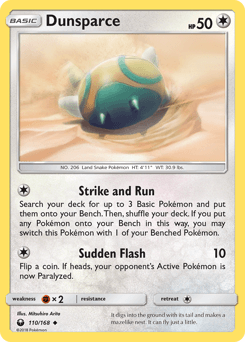 Dunsparce Celestial Storm card