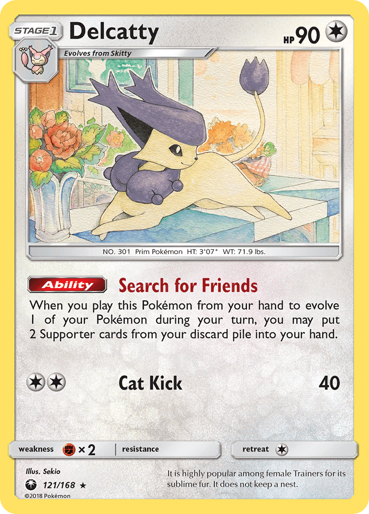 Delcatty Celestial Storm card