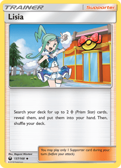 Lisia Celestial Storm card