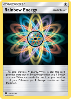 Rainbow Energy Celestial Storm card