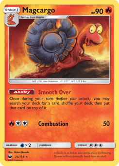 Magcargo Celestial Storm card
