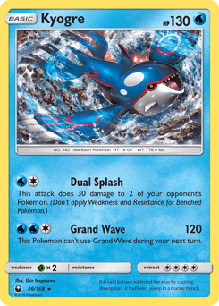Kyogre Celestial Storm card