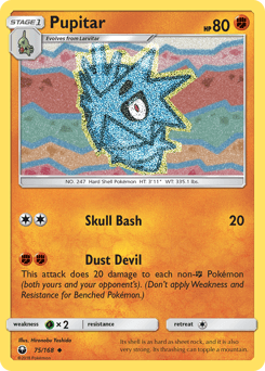Pupitar Celestial Storm card