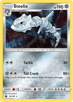 Steelix Celestial Storm card