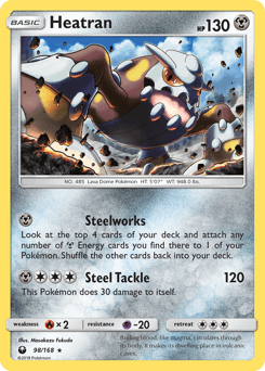 Heatran Celestial Storm card