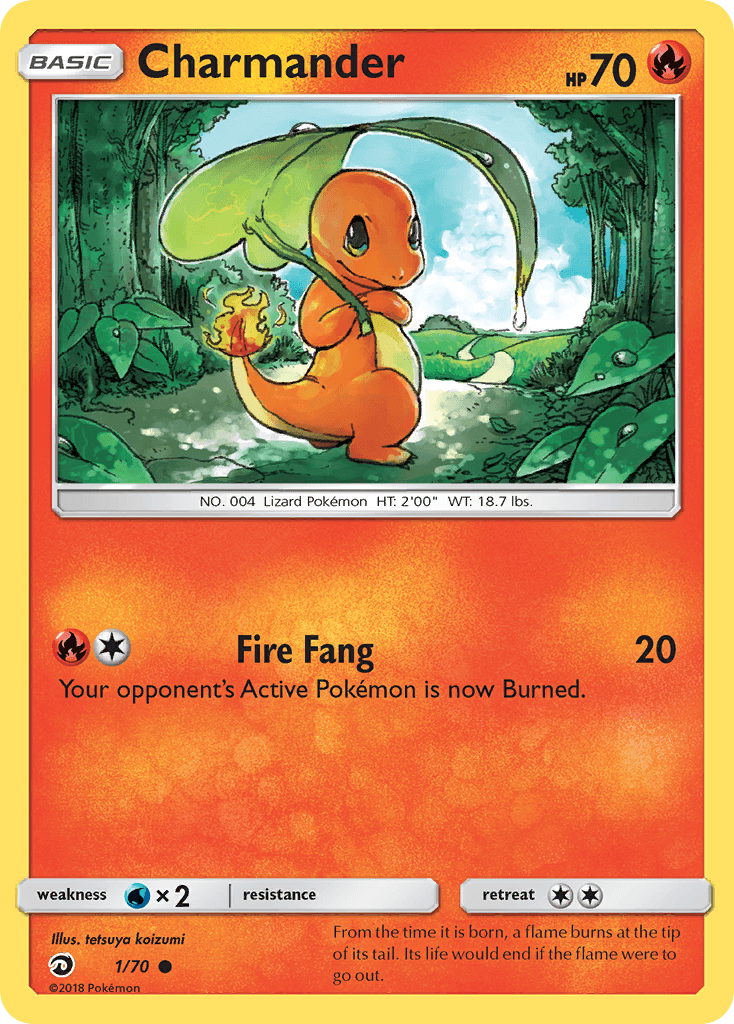 Charmander Dragon Majesty card