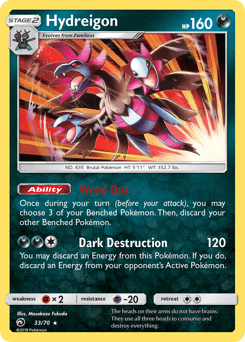 Hydreigon Dragon Majesty card