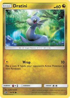 Dratini Dragon Majesty card