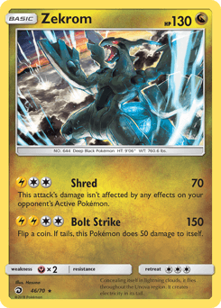 Zekrom Dragon Majesty card