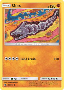Onix Lost Thunder card