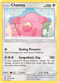 Chansey Lost Thunder card